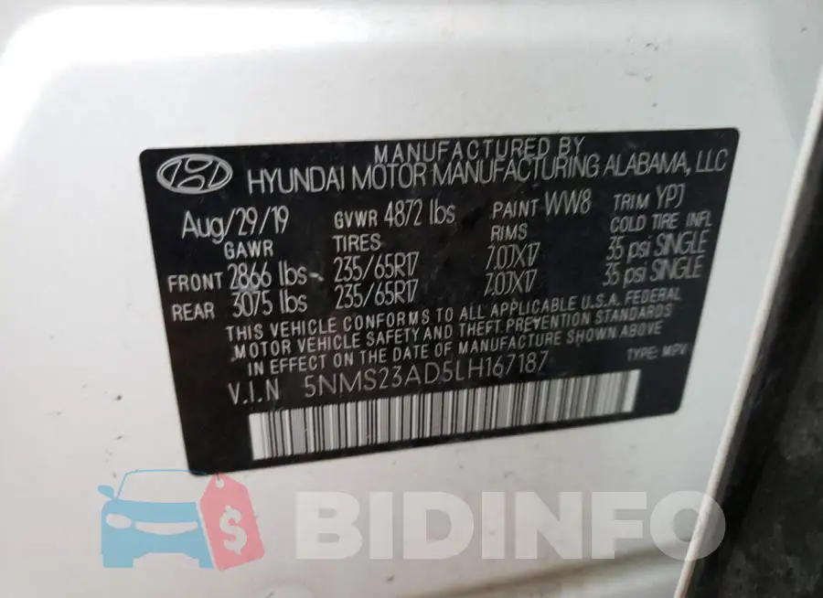 5NMS23AD5LH167187 Photo# 14