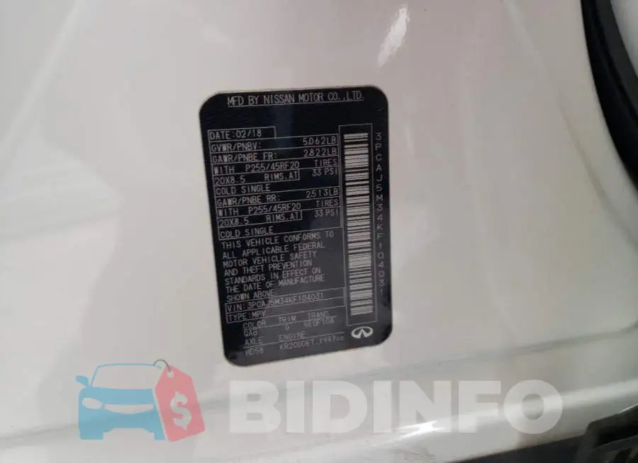 3PCAJ5M34KF104031 Photo# 10