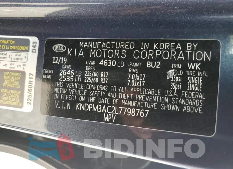 KNDPM3AC2L7798767 Photo# 10