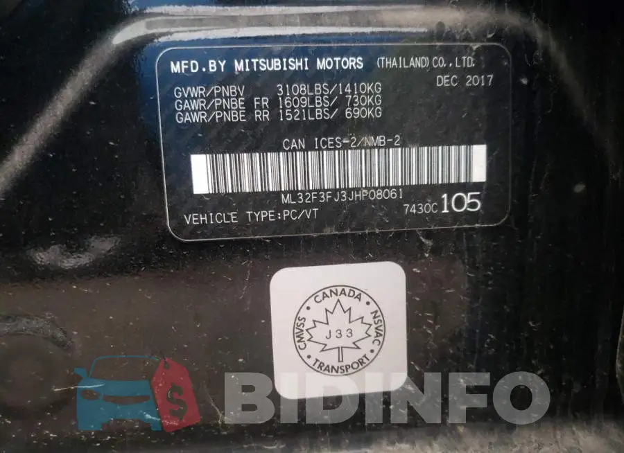 ML32F3FJ3JHF08061 Photo# 13