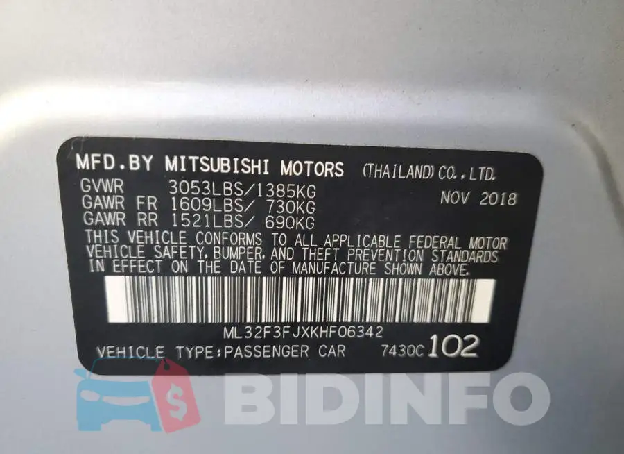 ML32F3FJXKHF06342 Photo# 10