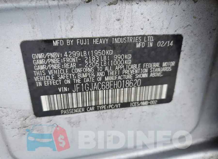 JF1GJAC68EH018620 Photo# 12