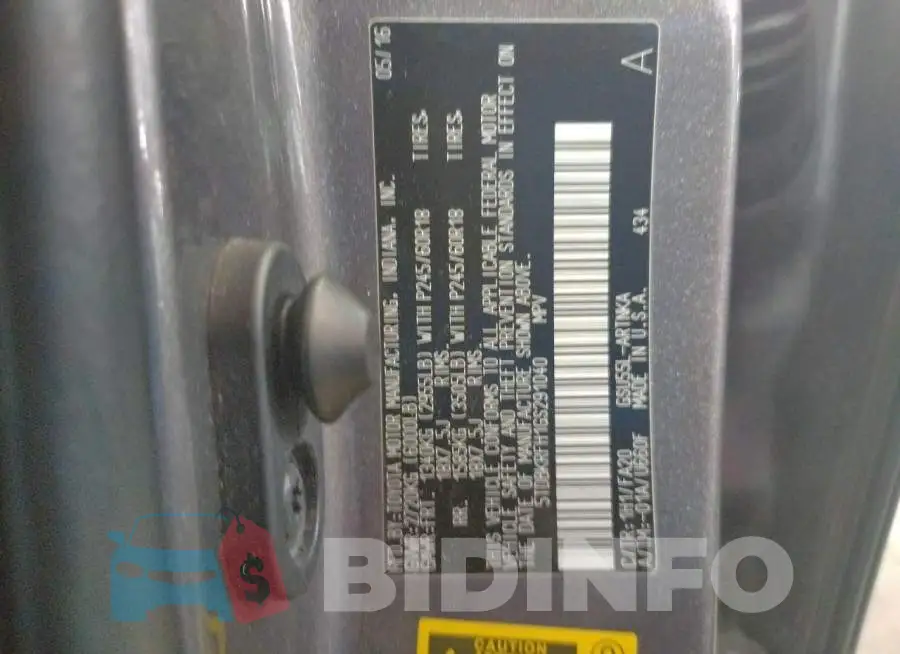 5TDBKRFH1GS291040 Photo# 10