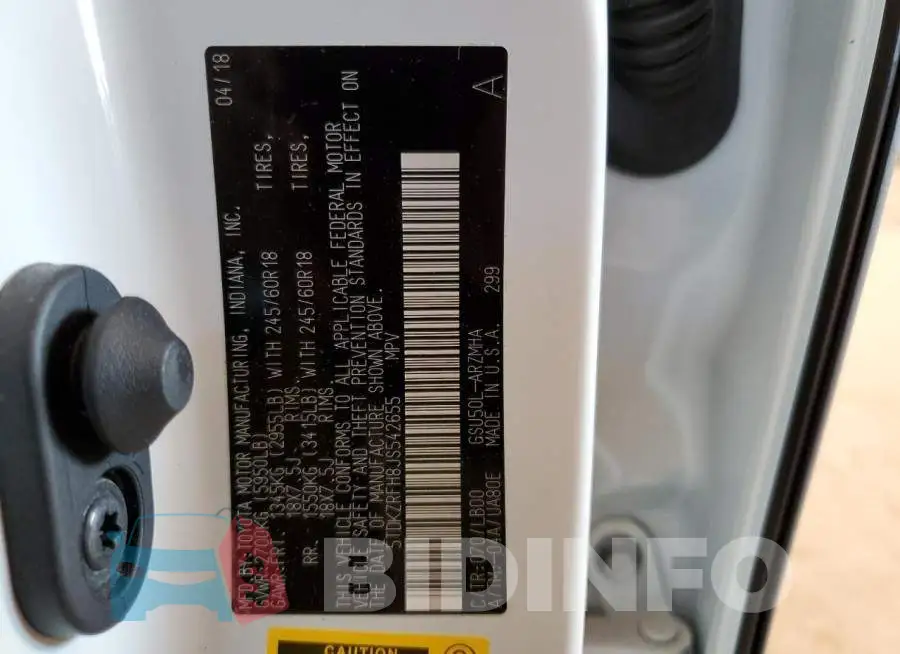 5TDKZRFH8JS542655 Photo# 10