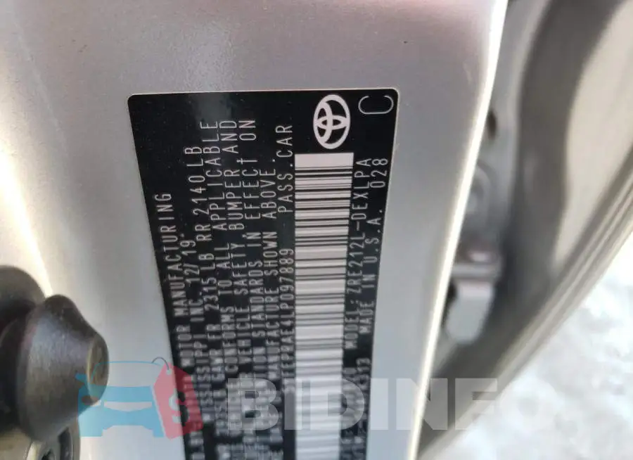5YFEPRAE4LP097889 Photo# 10