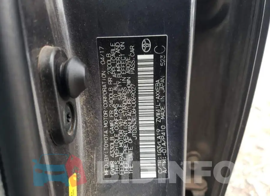 JTDZN3EU6HJ069027 Photo# 13