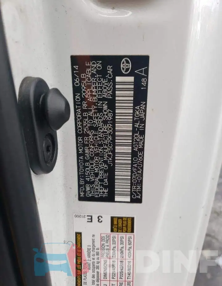 JTKJF5C79F3091987 Photo# 10