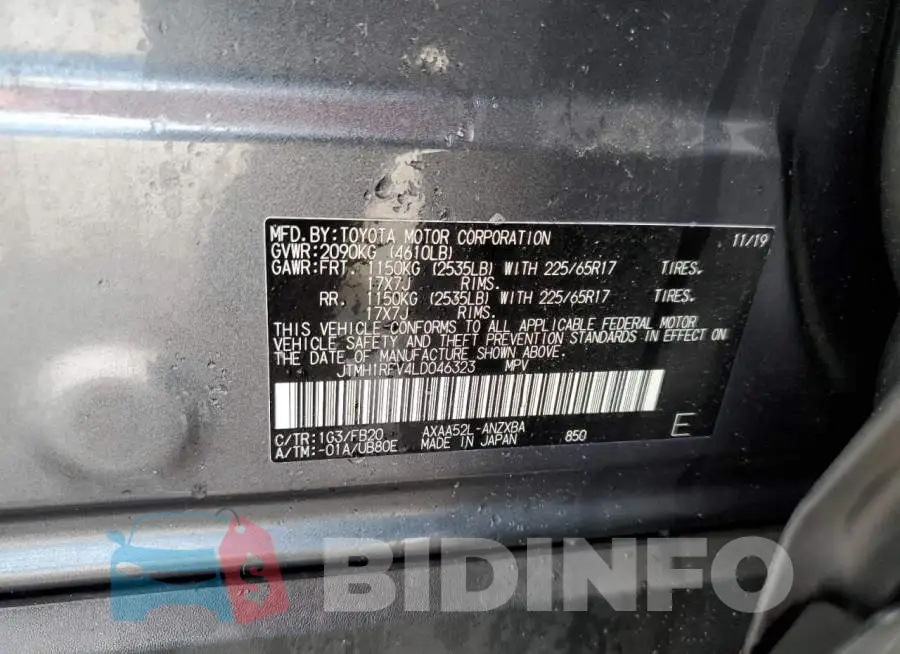 JTMH1RFV4LD046323 Photo# 13