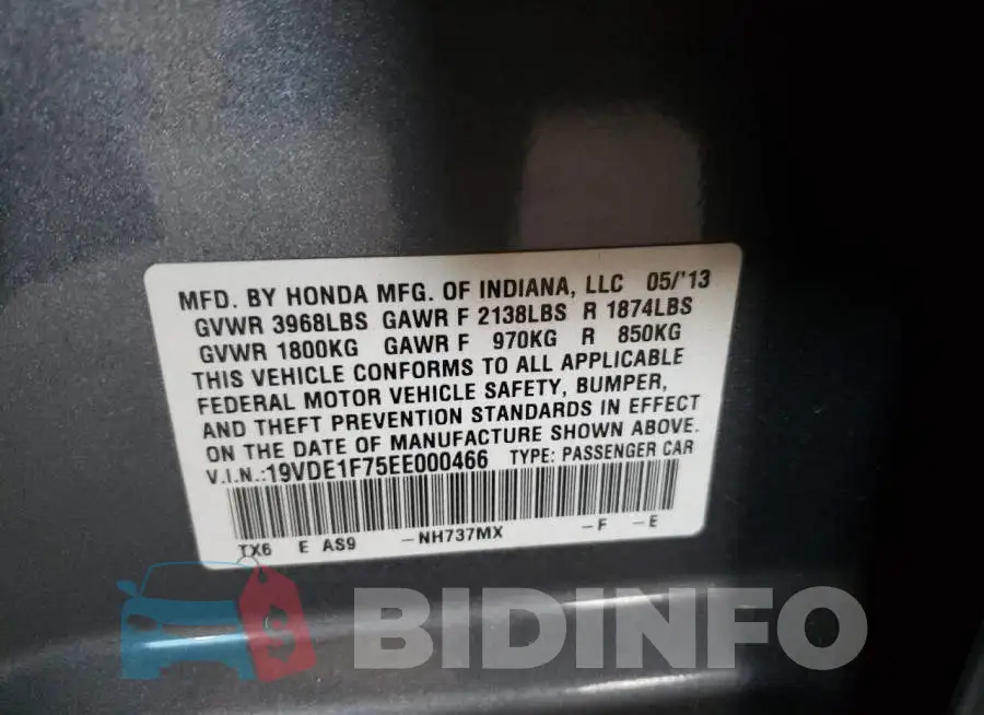 19VDE1F75EE000466 Photo# 10