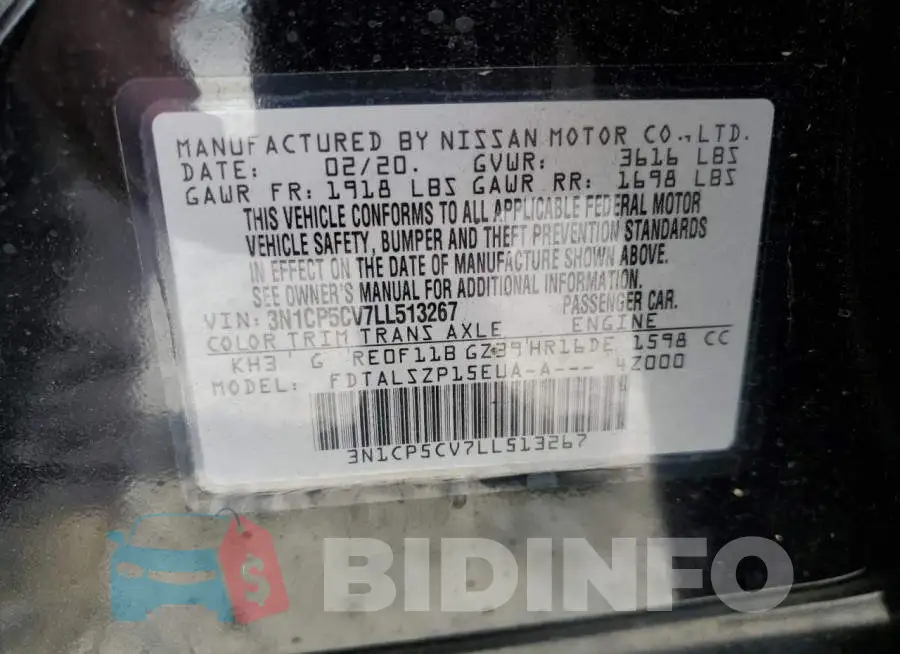 3N1CP5CV7LL513267 Photo# 10