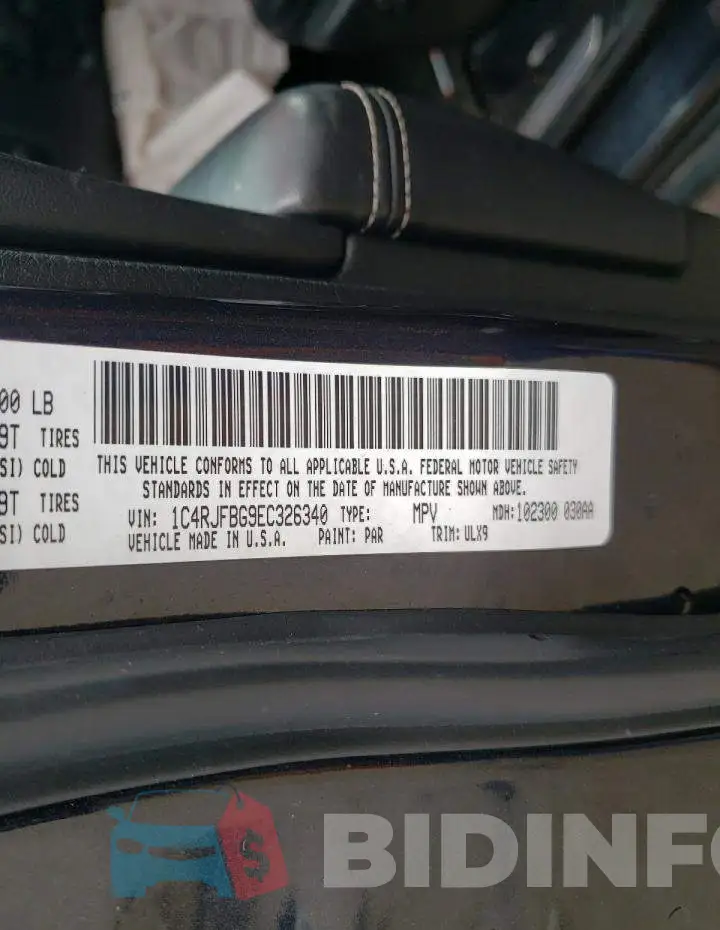 1C4RJFBG9EC326340 Photo# 10