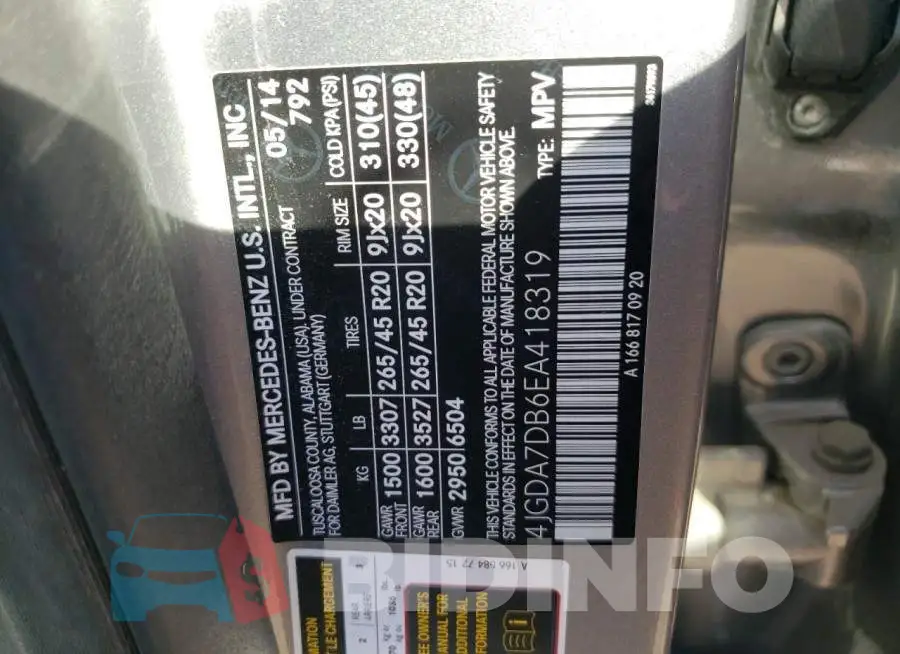 4JGDA7DB6EA418319 Photo# 10
