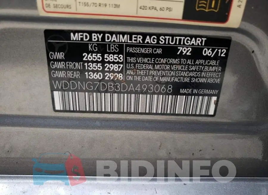 WDDNG7DB3DA493068 Photo# 10