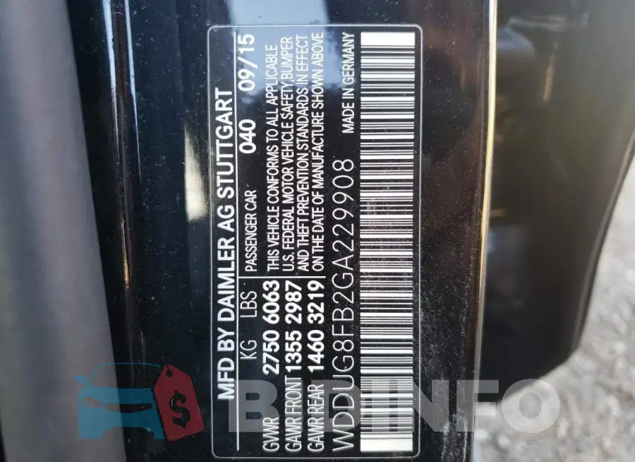 WDDUG8FB2GA229908 Photo# 10