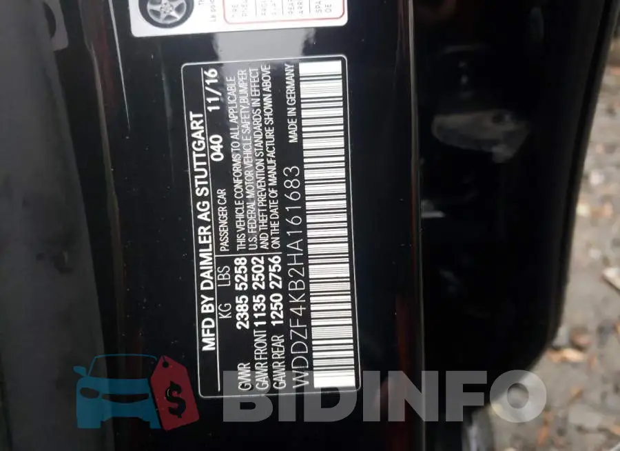 WDDZF4KB2HA161683 Photo# 13