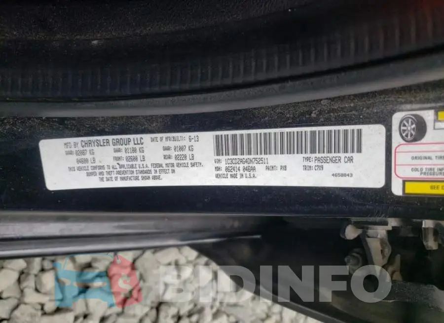 1C3CDZAG4DN752511 Photo# 10