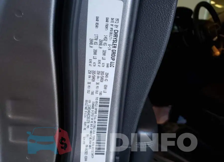 1C4RDHAG4EC561278 Photo# 10