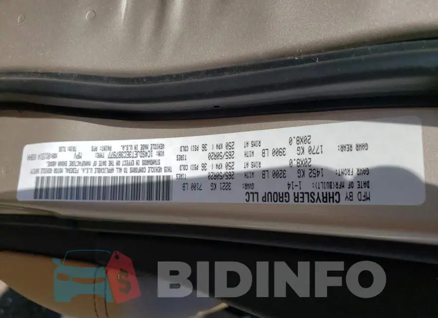 1C4SDJET3EC387977 Photo# 10