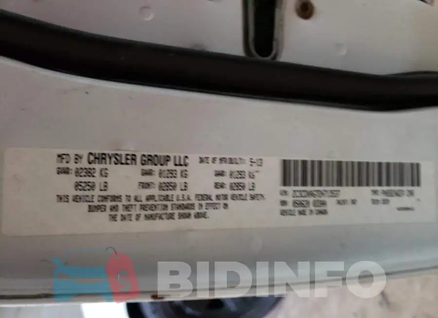 2C3CDXAG7DH713537 Photo# 10