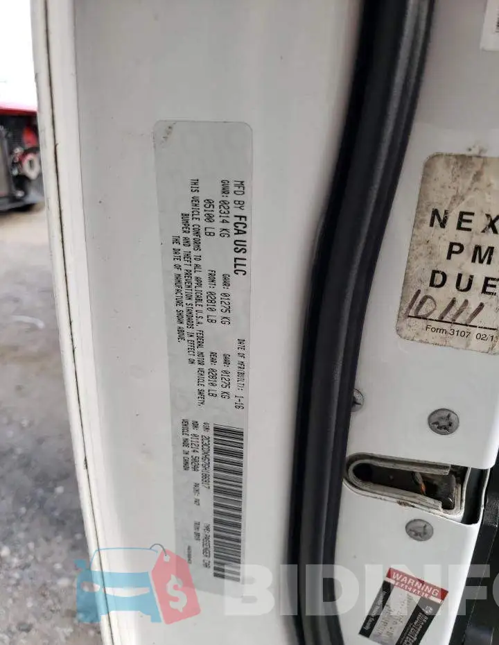 2C3CDXHG7GH186917 Photo# 12