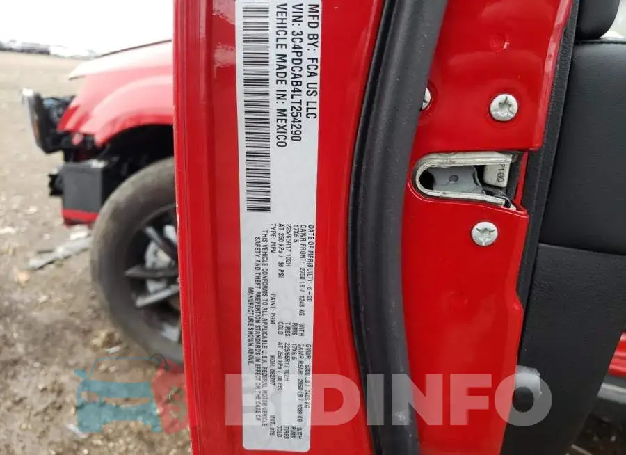 3C4PDCAB4LT254290 Photo# 10