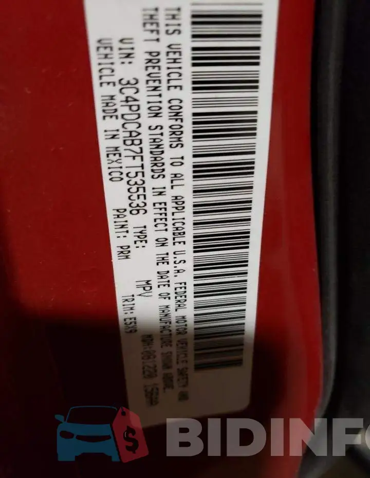 3C4PDCAB7FT535536 Photo# 10
