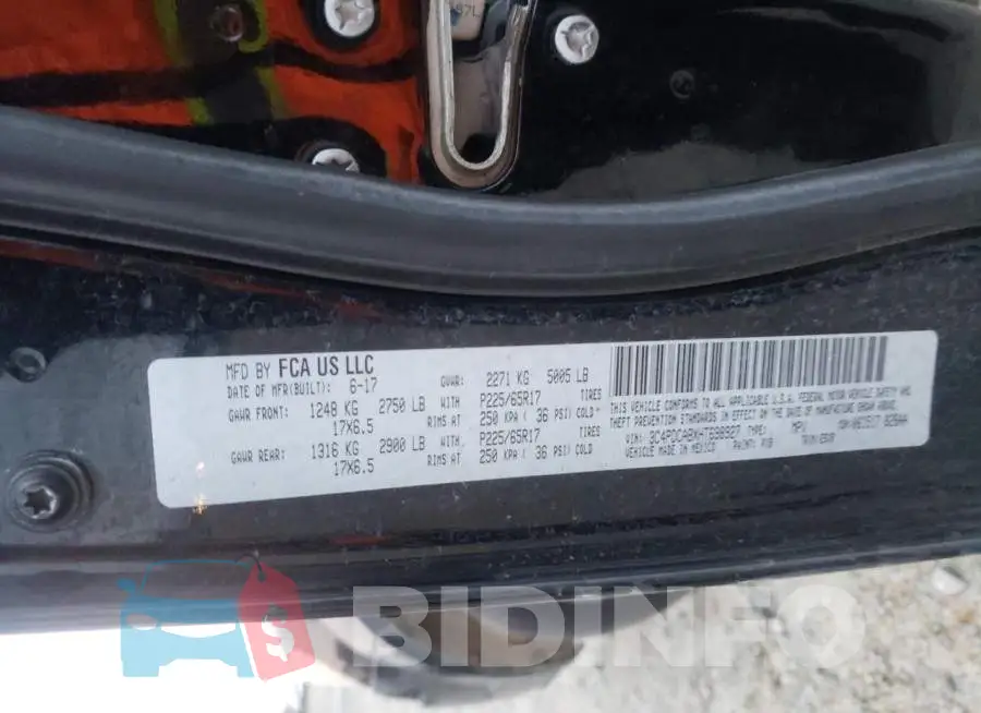 3C4PDCABXHT698927 Photo# 10