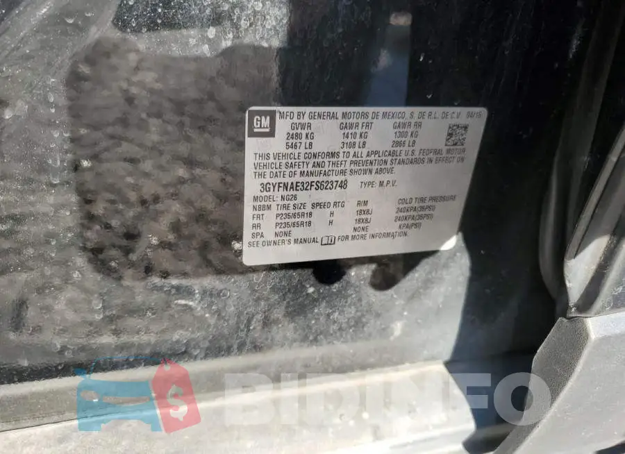 3GYFNAE32FS623748 Photo# 10