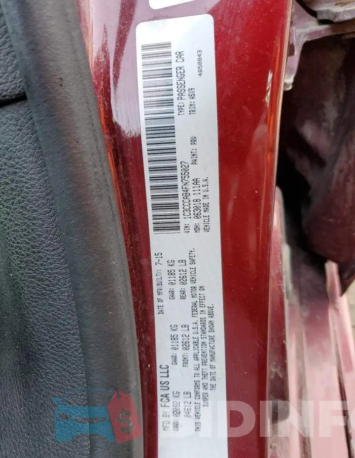 1C3CCCAB4FN755027 Photo# 10