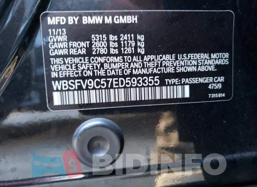 WBSFV9C57ED593355 Photo# 10