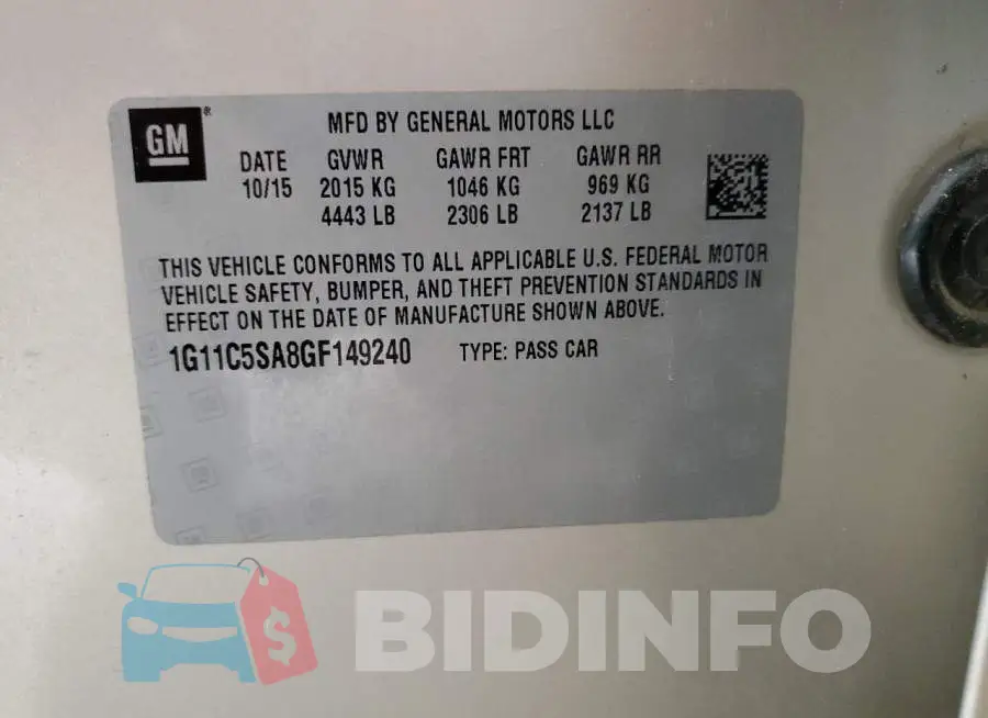 1G11C5SA8GF149240 Photo# 12