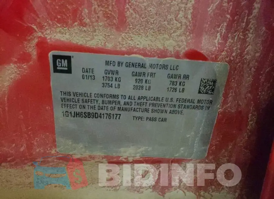 1G1JH6SB9D4176177 Photo# 12