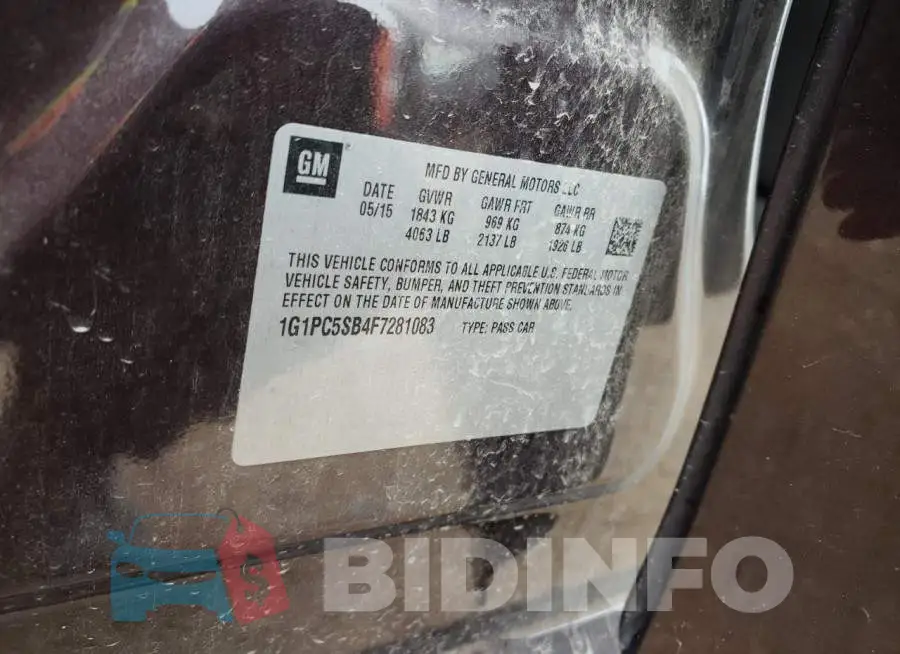 1G1PC5SB4F7281083 Photo# 10
