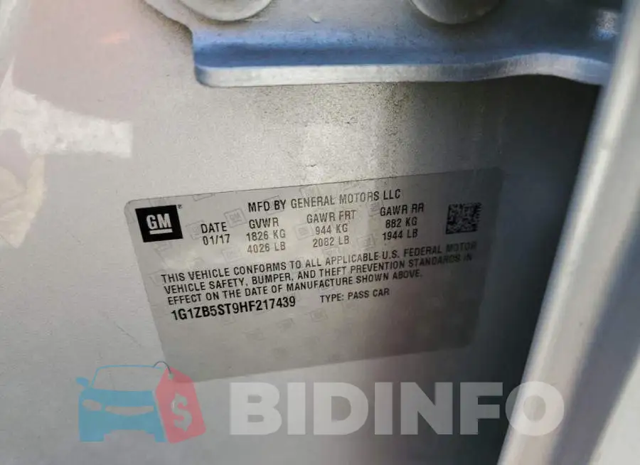 1G1ZB5ST9HF217439 Photo# 10