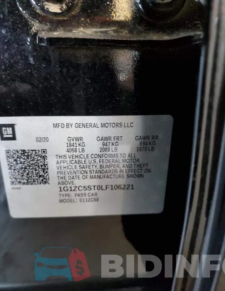 1G1ZC5ST0LF106221 Photo# 13