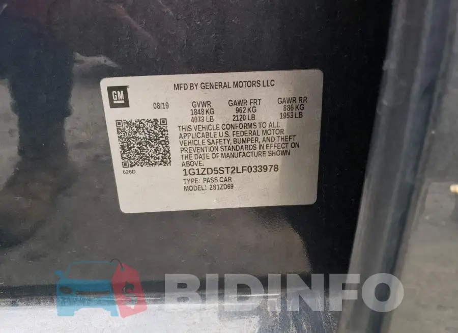 1G1ZD5ST2LF033978 Photo# 12
