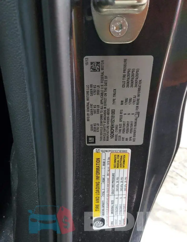 1GCNCPEH1EZ181083 Photo# 12
