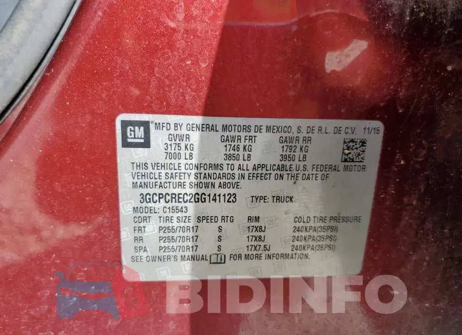 3GCPCREC2GG141123 Photo# 10