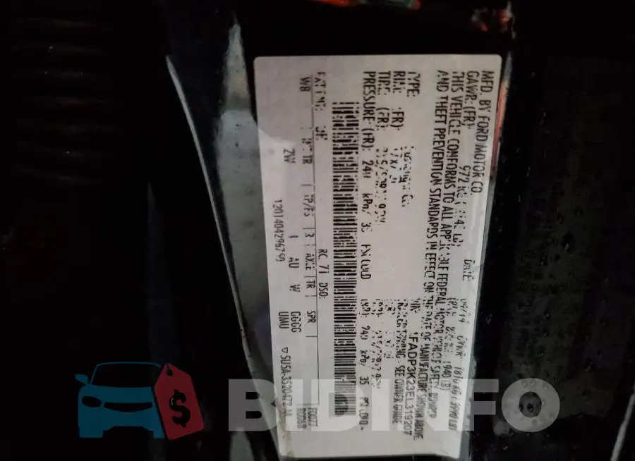 1FADP3K23EL319207 Photo# 12