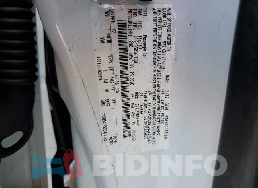 1FADP3K29GL231023 Photo# 10
