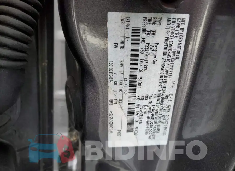 1FADP5BU2DL530748 Photo# 13