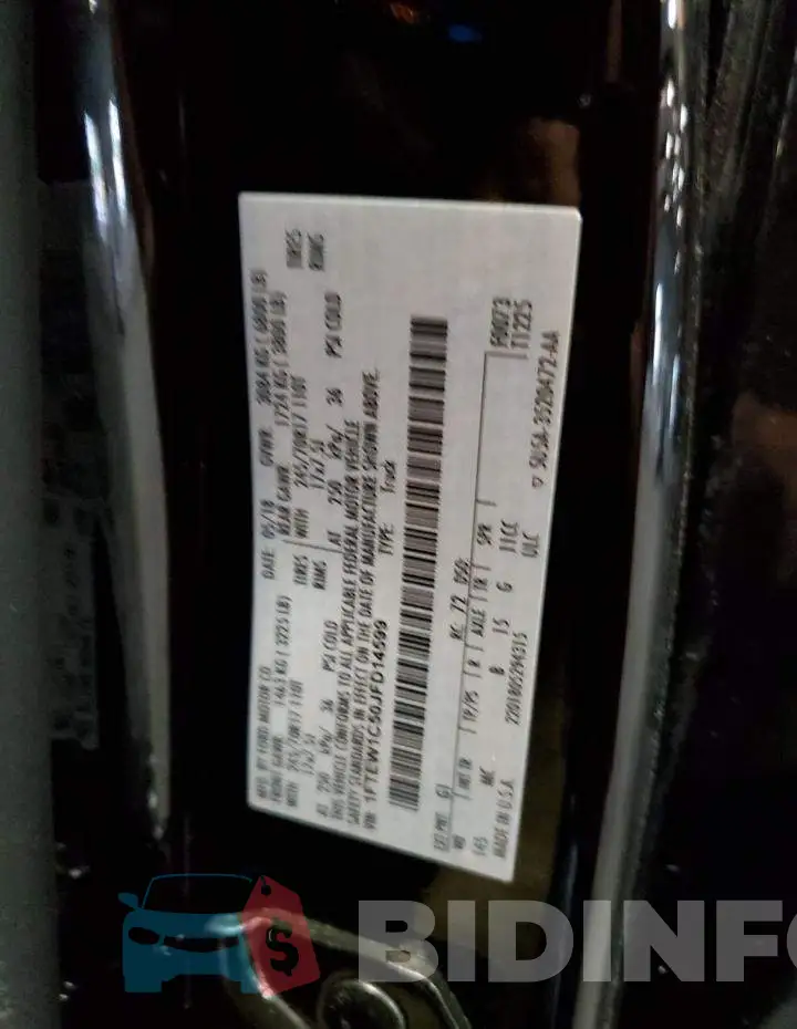 1FTEW1C50JFD14599 Photo# 10