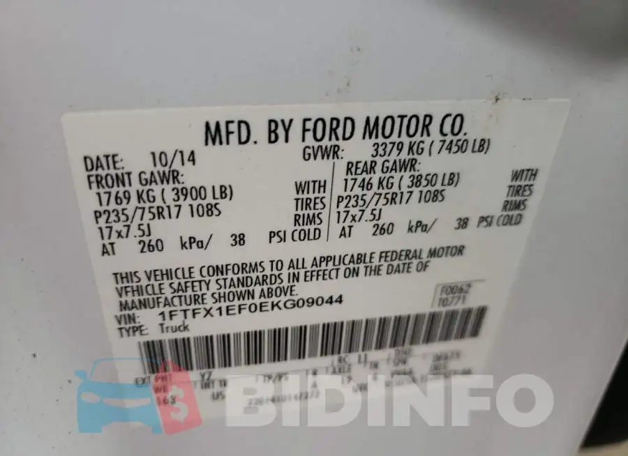 1FTFX1EF0EKG09044 Photo# 12