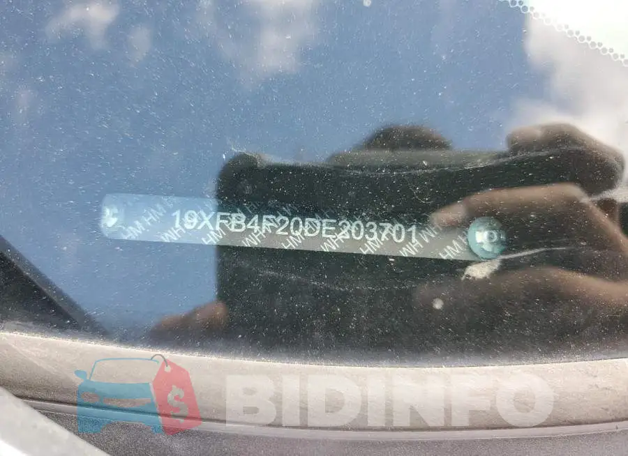 19XFB4F20DE203701 Photo# 10