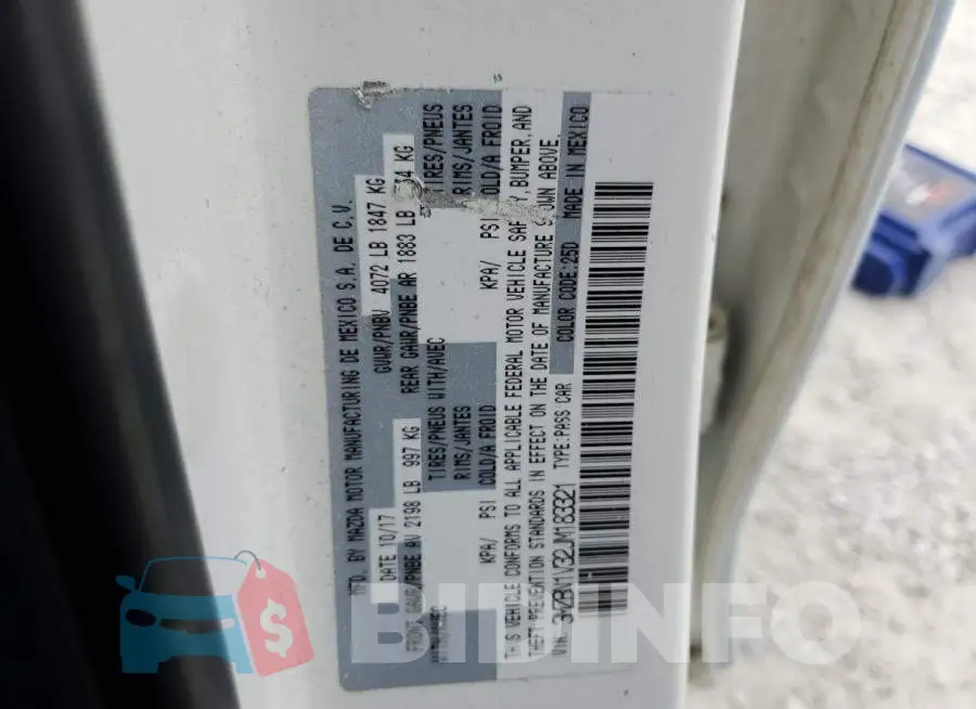3MZBN1V32JM183321 Photo# 13