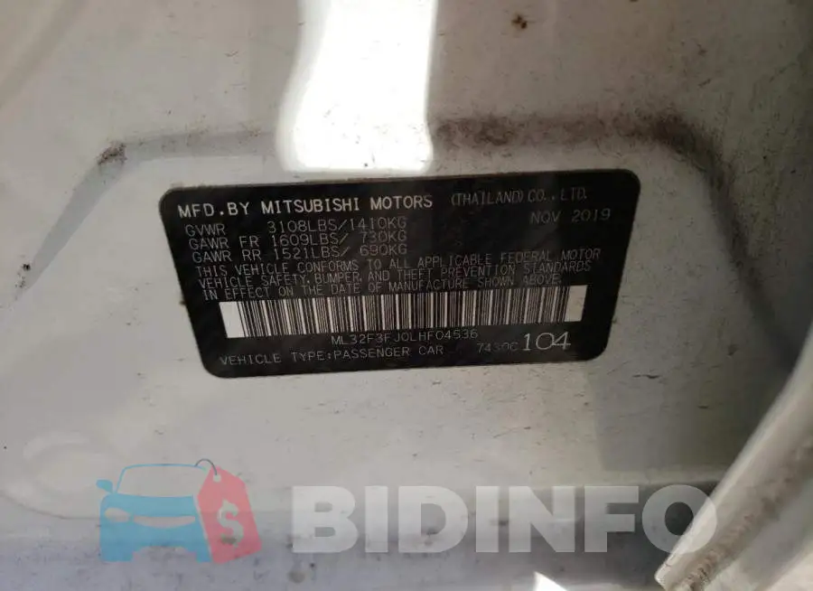 ML32F3FJ0LHF04536 Photo# 10