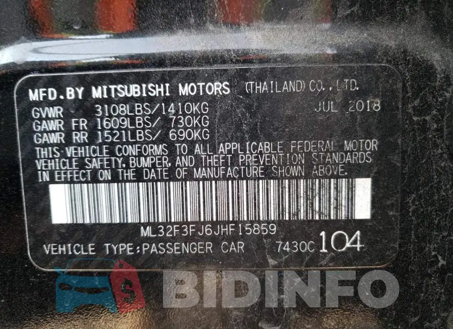 ML32F3FJ6JHF15859 Photo# 12