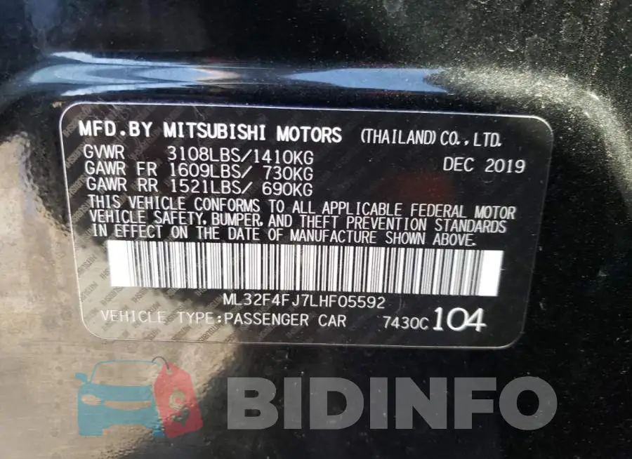 ML32F4FJ7LHF05592 Photo# 12