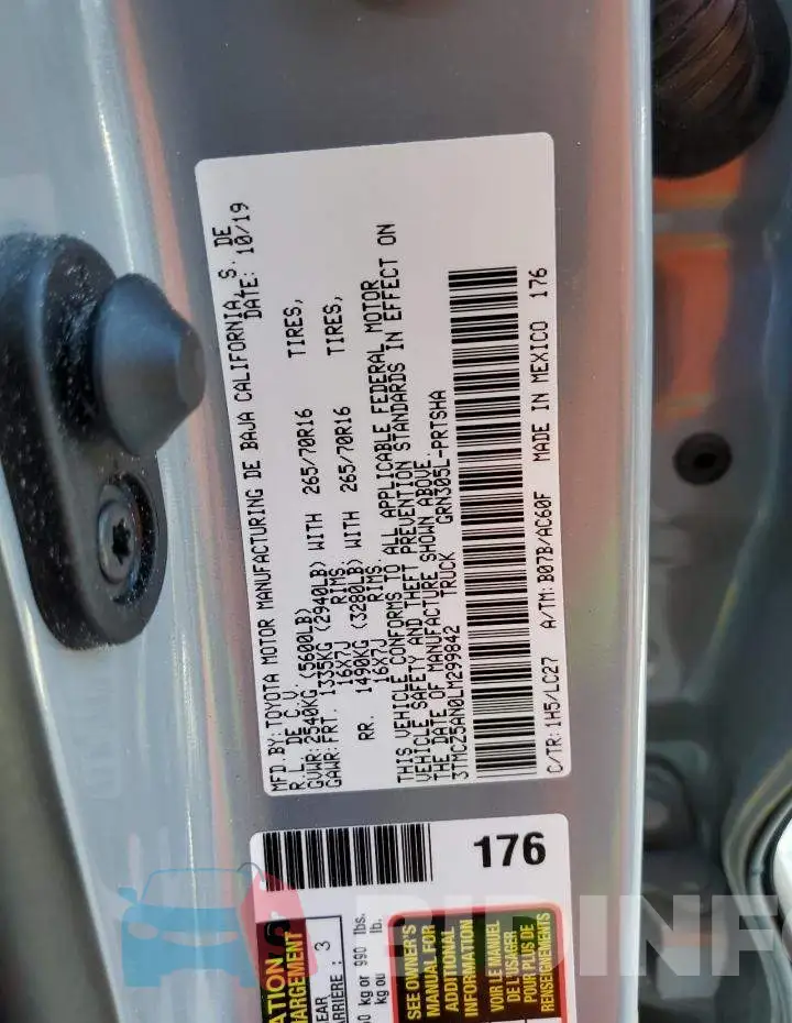 3TMCZ5AN0LM299842 Photo# 13