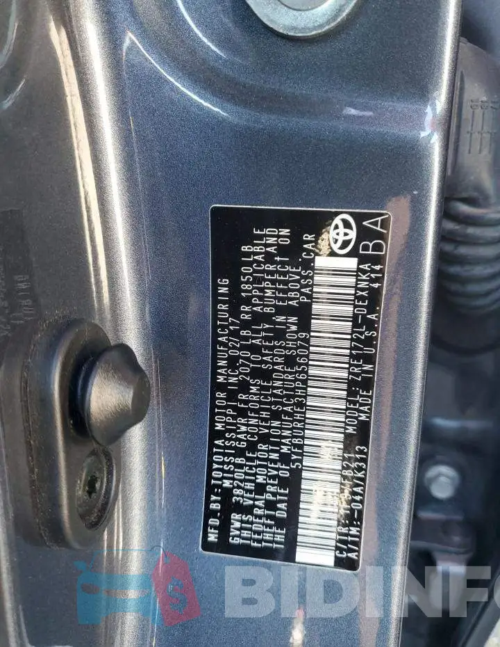 5YFBURHE3HP656079 Photo# 13
